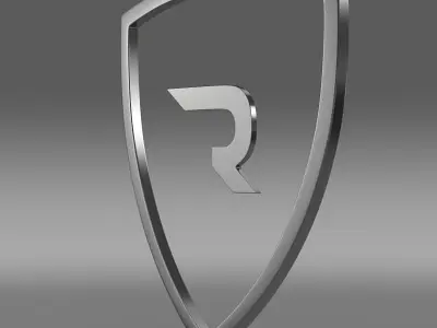 rimac logo 3D model by Sergey