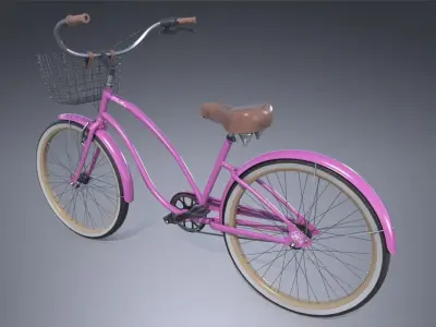 Cruiser Bike 3D model purchase