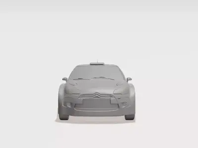Speedy Rally Buddy Car Cute Cartoon Rally Toy  3D Print for Kids 3D print model