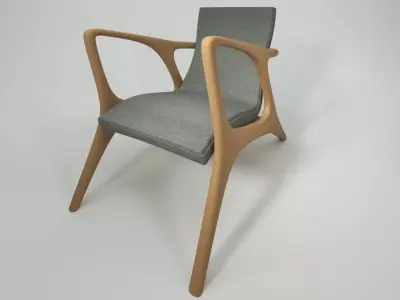 Arm chair Free 3D model