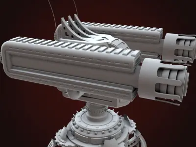 Robotic Turret 3D model