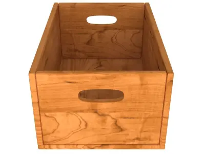 Wooden Box Collection 3D model