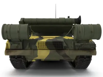 Soviet Main Battle Tank T 80 3D model