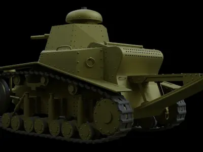 Tank t-18 Free 3D model