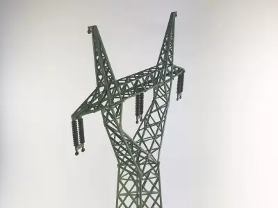 Transmission tower A77 type Y 1-160 resin 3D print model