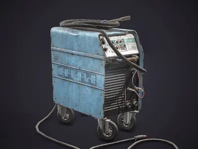 Welding Machine Low-poly 3D model get