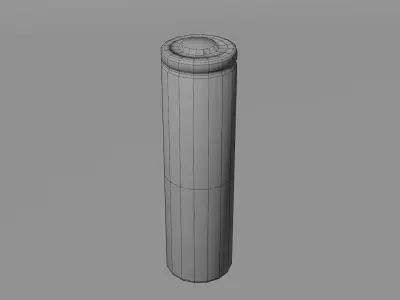 18650 Li-Ion Battery Low Poly PBR Low-poly 3D model