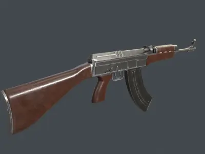 Vz58 Assault Rifle Low-poly 3D model