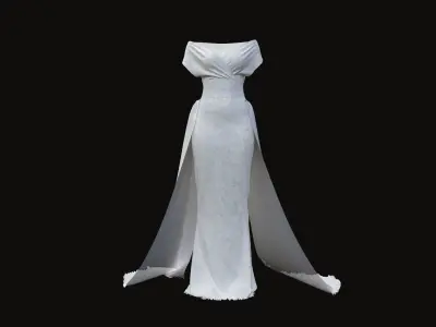 Dress Marvelous Designer 3D model purchase