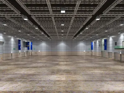 Exhibition Hall interior 8 3D model