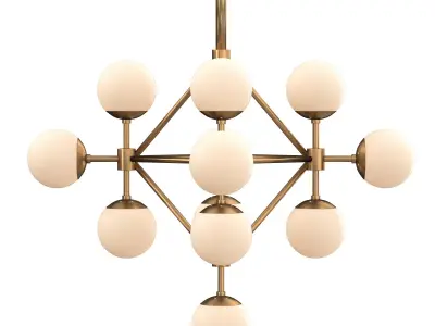 KEEFE CLUSTER CHANDELIER 3D model