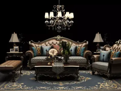 Interior Art - Furniture - Part 1 01 3D model