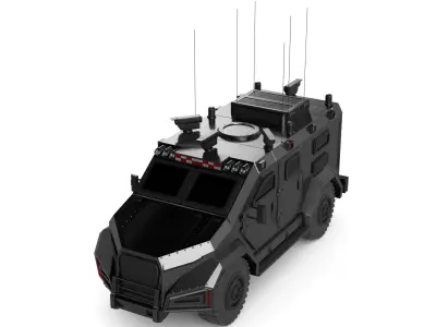 SWAT Vehicle 3D model buy