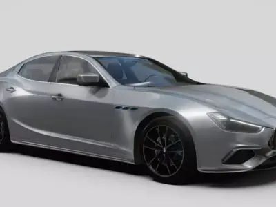Maserati Ghibli hybrid Free 3D model