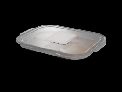 Deli sausages Cooked Turkey Breast Low-poly 3D model purchase