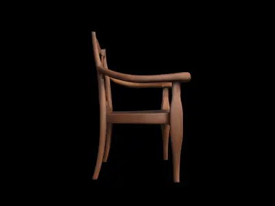 3d Render Cross-back Chair With Elegant Cross-back Design  3D model purchase