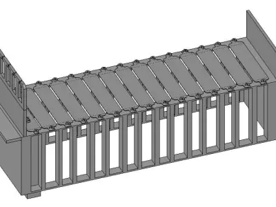MODULO FIBRA OPTICA HUAWEI 3D model