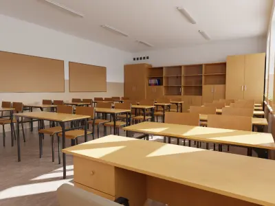 Classroom 3D model buy
