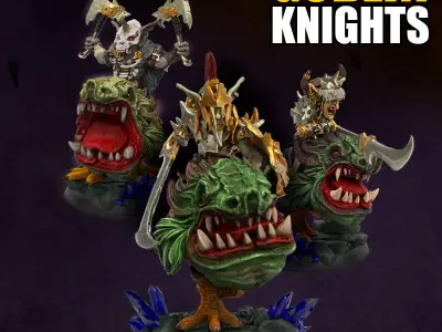 Mine War part 1 - Goblin Attack Characters 3D print model