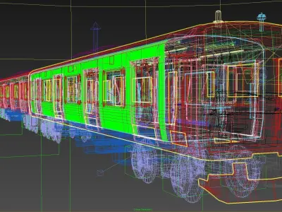 Japan Rail 3D model