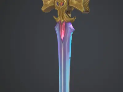 The Magic Soured  low poly  Low-poly 3D model