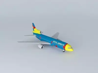 Lockheed TriStar Royal Airways Free 3D model