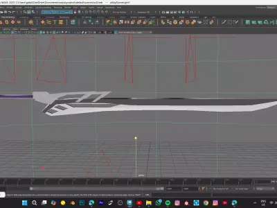 SWORD MODEL Low-poly 3D model shop