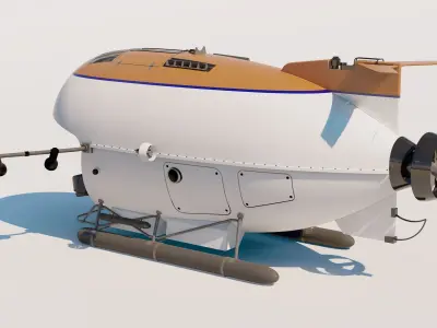 Mir-1 Submarine 3D model