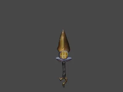 Zeloeman Sword A 65 Low-poly 3D model