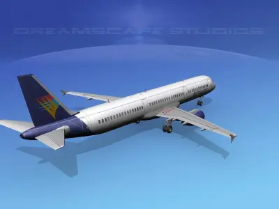 Airbus A321 Air Tours 3D model