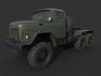 Zil 131 Truck Tractor 3D model