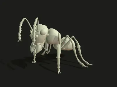Ant 3dModel insect Low-poly 3D model