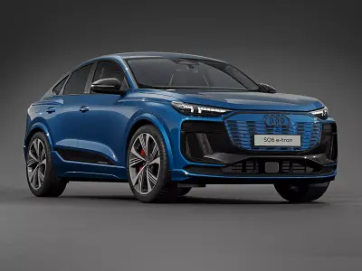 2025 Audi SQ6 Sportback e-tron 3D model