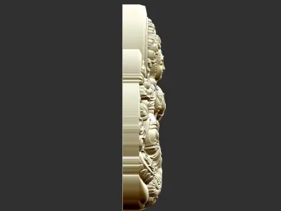 Kwanyin Bodhisattva 3D print model