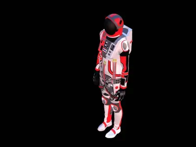 Astronaut Spacesuit Thailand 3D model