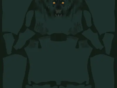 Reptile man Free low-poly 3D model