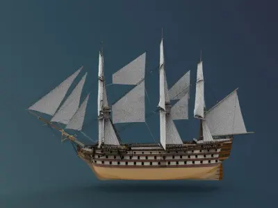 HMS Victory 3D model