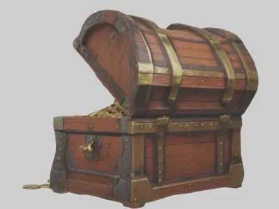 Treasure Chest Model 3D model