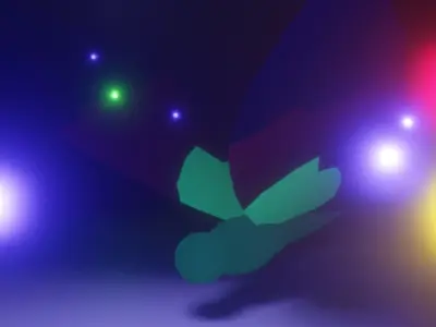 Butterfly animated butterflies Free 3D model