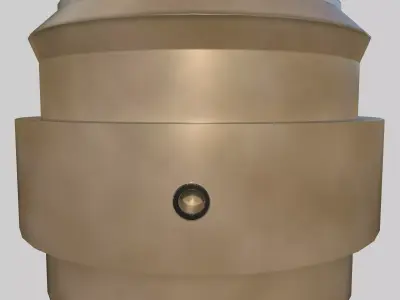 Furnace Chamber Low-poly 3D model