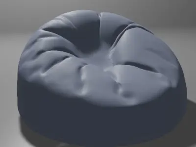 bean bag chair Free 3D model