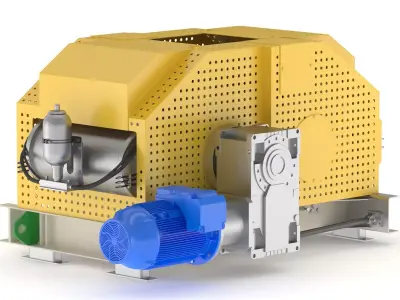 Metso HRC 8 High Pressure Grinding Roll 3D model
