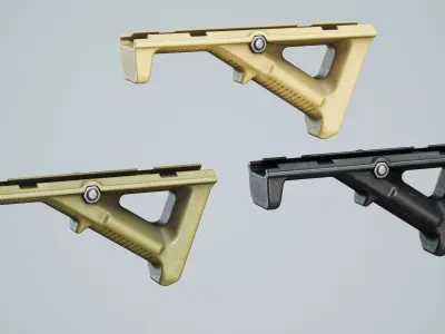 Foregrip Magpul AFG2 Low-poly 3D model
