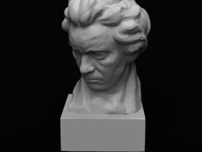 Ludwig van Beethoven Bust 3D print model