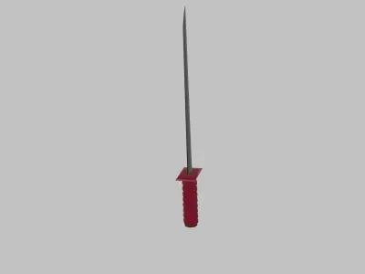 Sword Katana  Low-poly 3D model