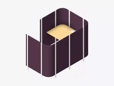 Office Pod - Workspace - Officetec - Habitat Low-poly 3D model