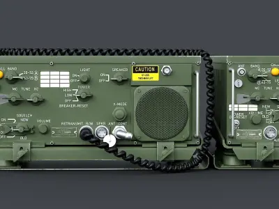 Radio System ANVRC-47 3D model
