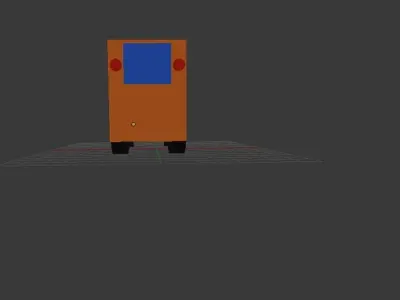 Delivery Van 3D model buy