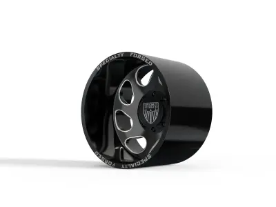 REAR SPECIALITY FORGED D007 WHEEL 3D MODEL 3D model