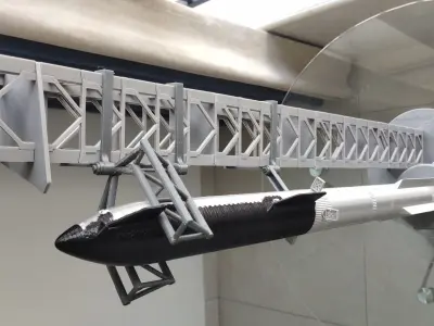 spacex starship S28 B10  3D print model
